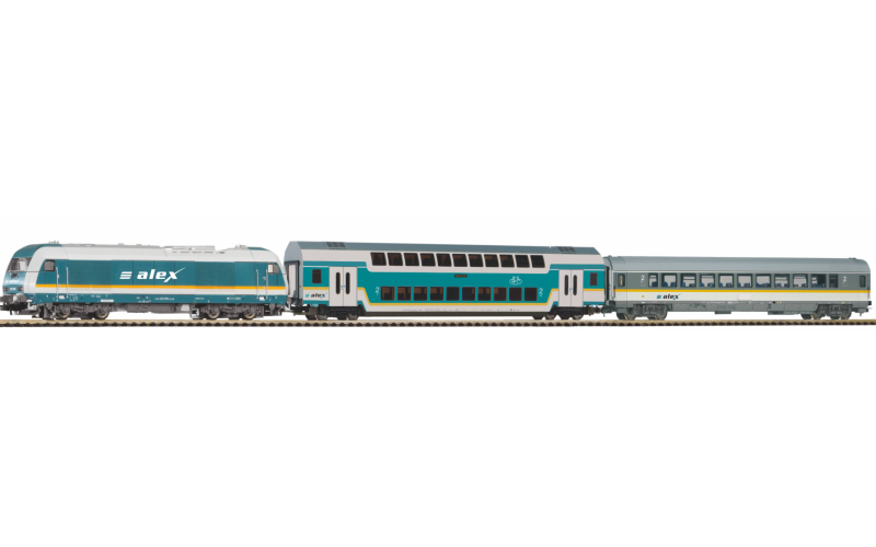Piko HO scale 57139 Starter Set Alex Hercules Diesel loco w. 2